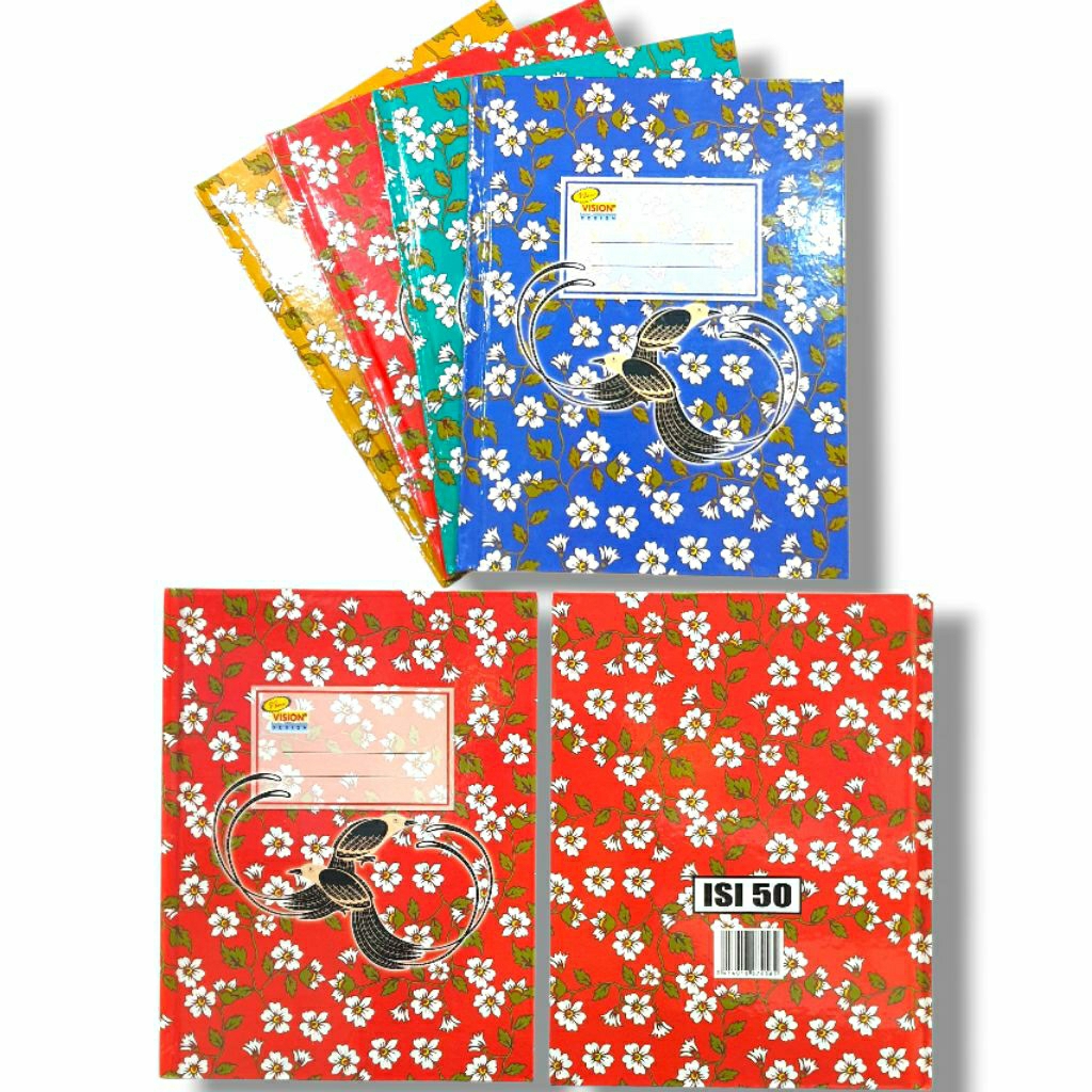 

#Qreinashop Buku Hard Cover VISION Kwarto Isi 50&100 Lembar
