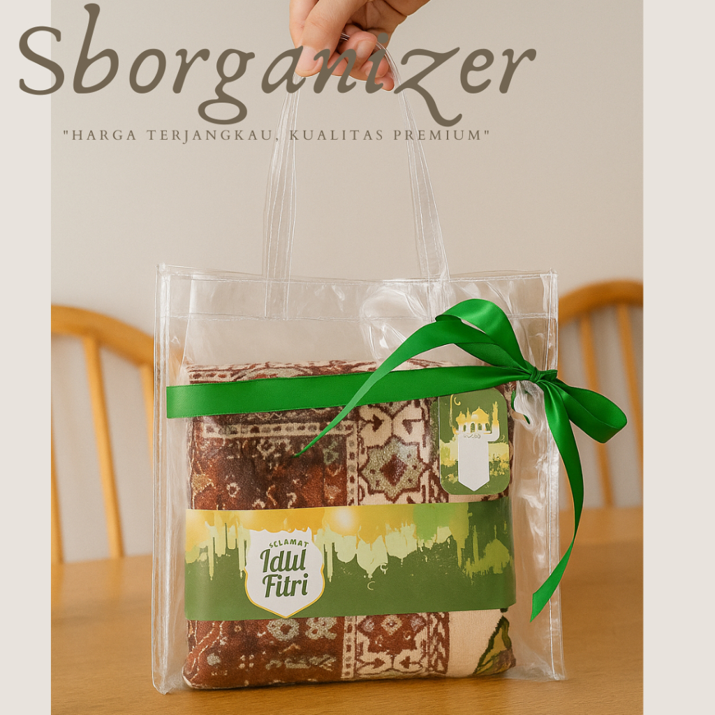 

25x15x20 tas Goodie bag Ulang tahun Hamper tas Hadiah Tas mika transparant Tas souvernir bening