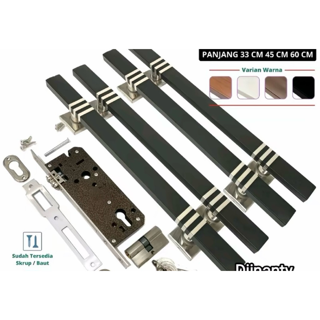 Handle pintu minimalis  gagang pintu dua set 4pcs