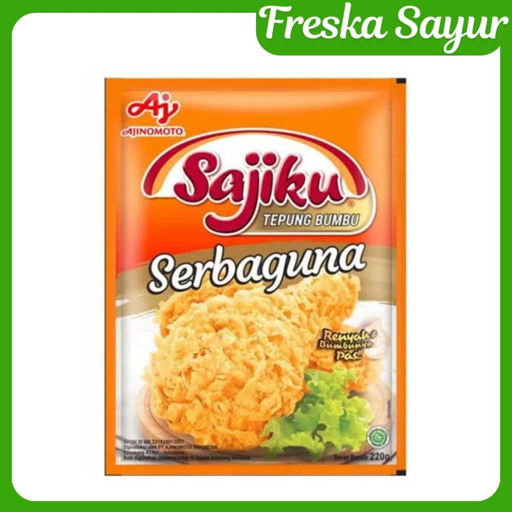 

Sajiku Tepung Serbaguna 220 gr I Mudah Praktis & Lezat