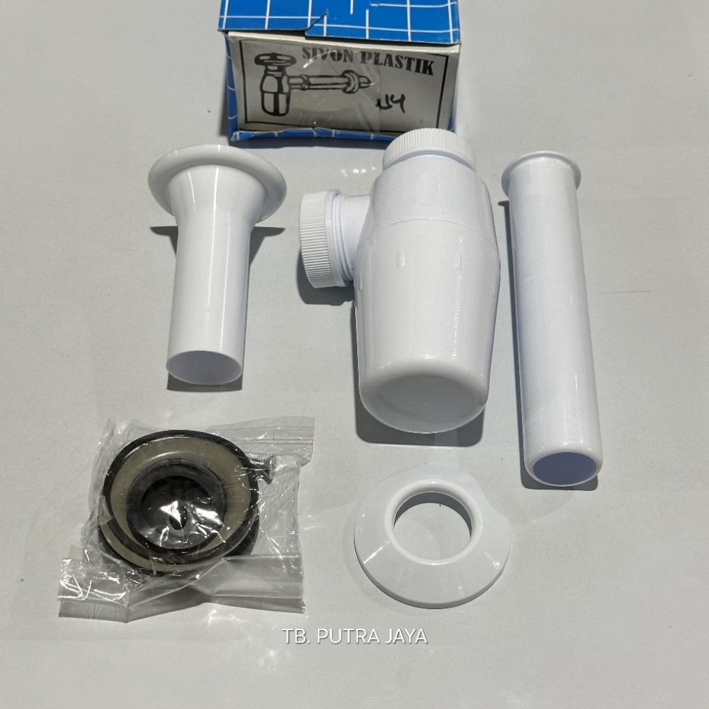 Sifon Wastafel / Sivon PVC Set Komplit Pembuangan Wastafel Plastik Berkualitas