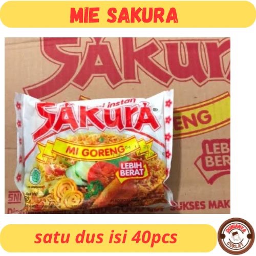 

PROMO mie instan Sakura 1dus isi 40pcs