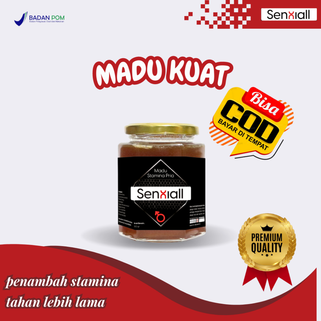 

Madu senxiall Madu Stamina Pria Tahan Lama Hingga 4 Jam 10x Lebih Kuat Tahan Lama Tanpa Efek Samping