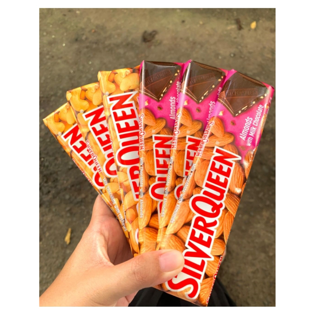 

SILVERQUEEN besar 55gr ALMOND & CASHEWS