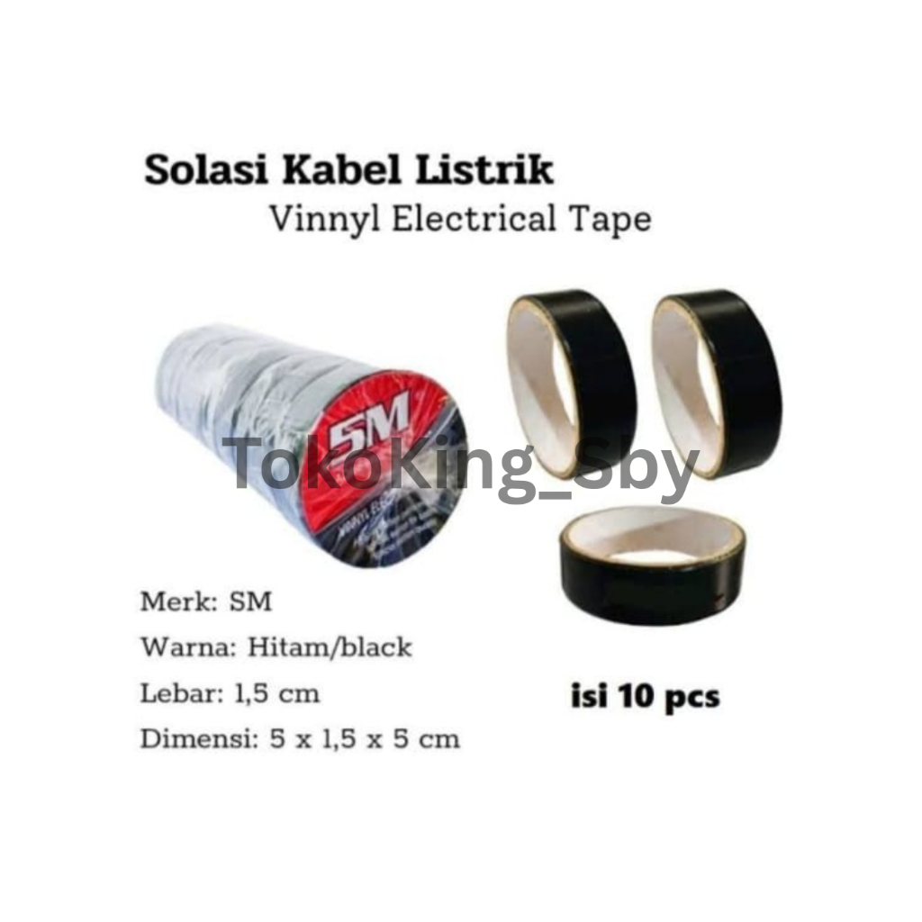 

SOLASI HITAM UNTUK KABEL ISI 10 PCS