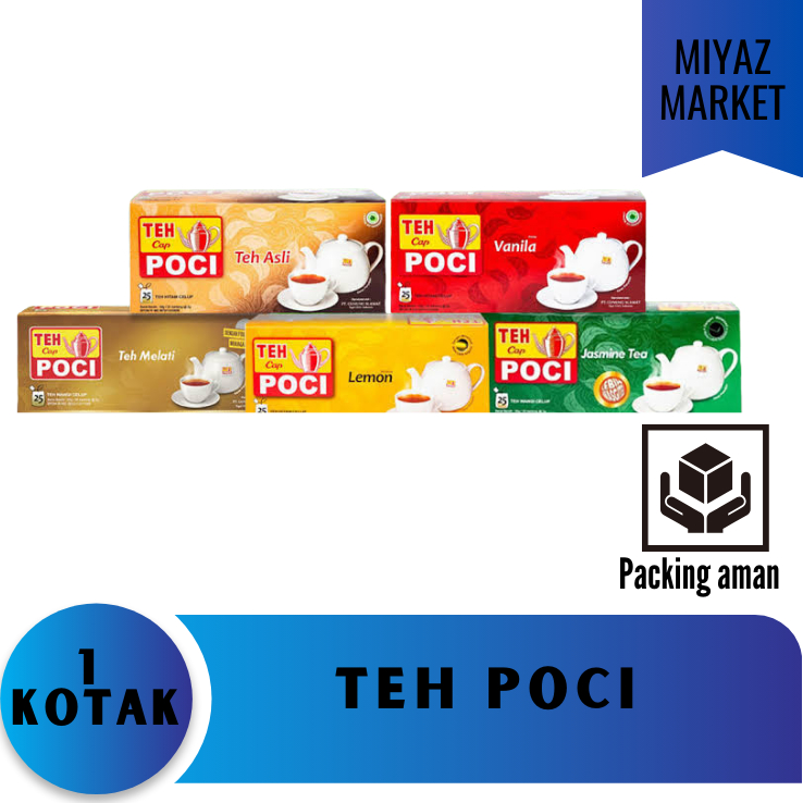 

❤MIYAZMARKET❤ Teh Cap Poci Kotak / Teh Poci Celup 25 kantong