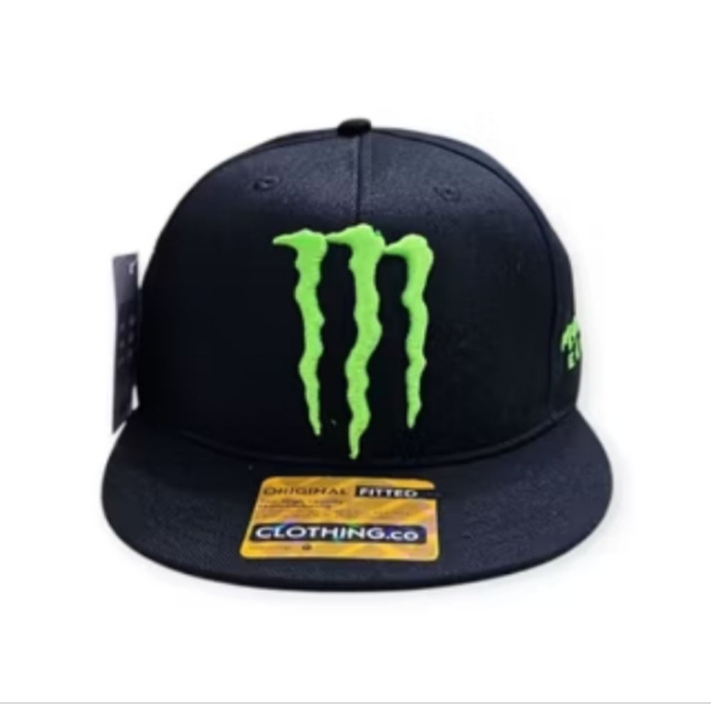 TOPI SNAPBACK BORDIR MONSTER/CAPS PASHION PRIA ORIGINAL PREMIUM