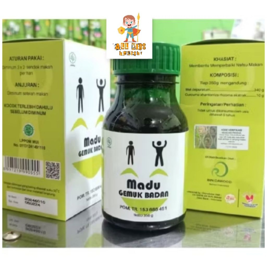 

Madu Gemuk Badan Al Mabruroh Bin Dawood 350gr (AS)