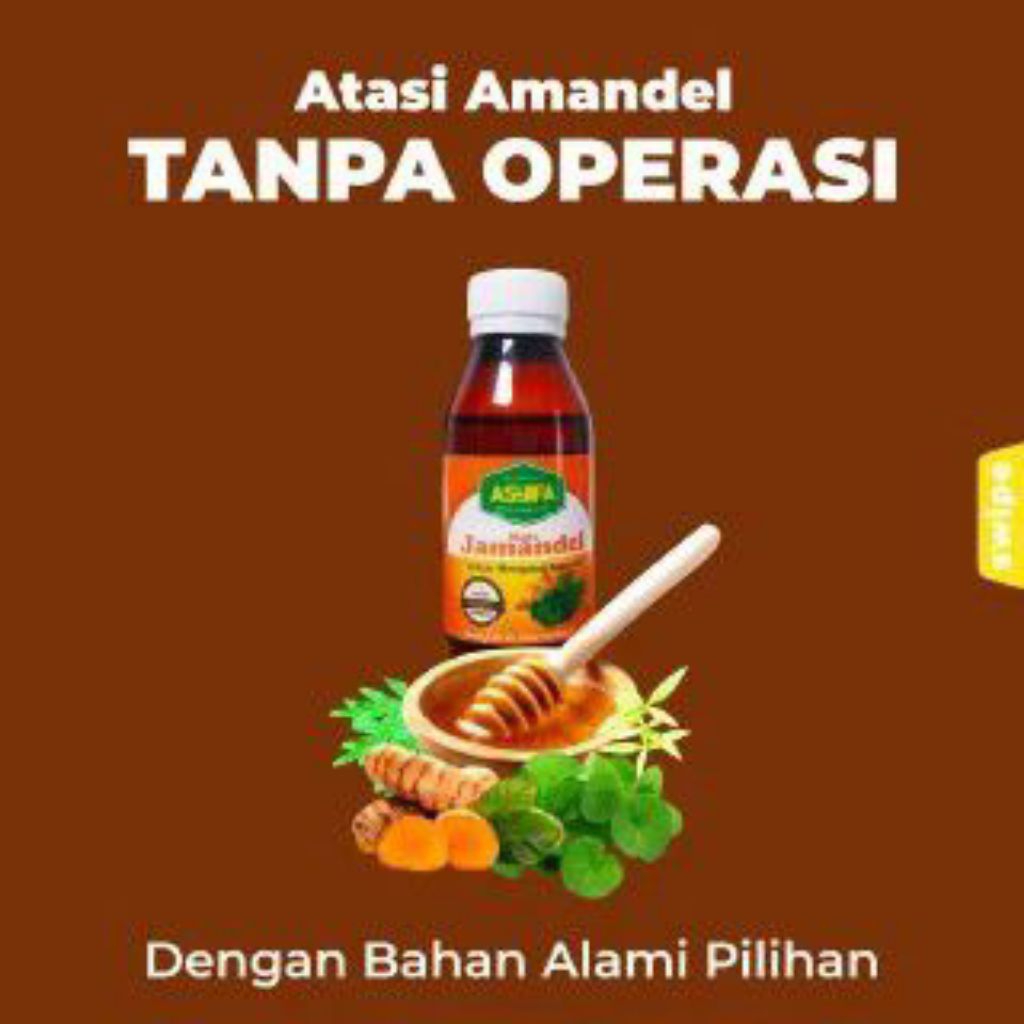 

MADU JAMANDEL ASYIFA MENGATASI AMANDEL TANPA OPERASI ORIGINAL ASLI MURAH