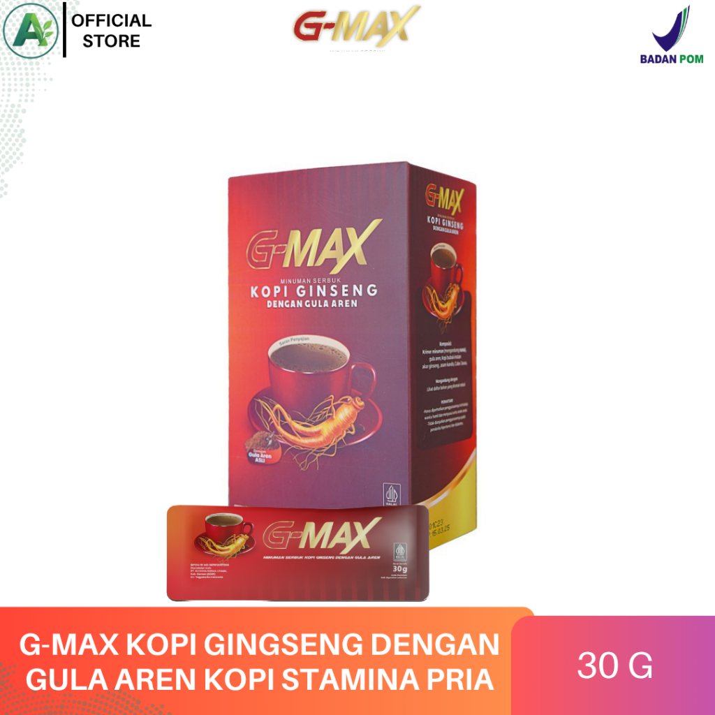 

ASEP G-MAX Minuman Serbuk Kopi dengan Gula Aren dan extra gingseng