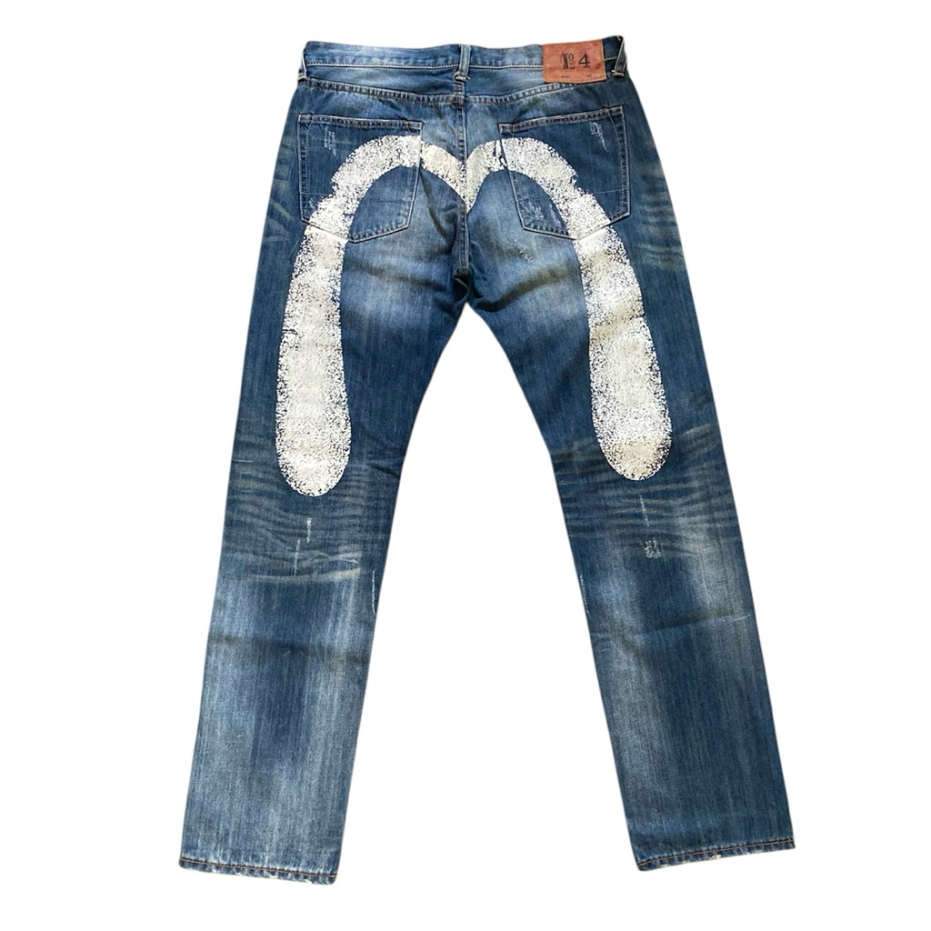 Evisu Big Logo Jeans 36 No.4 Lot 0001