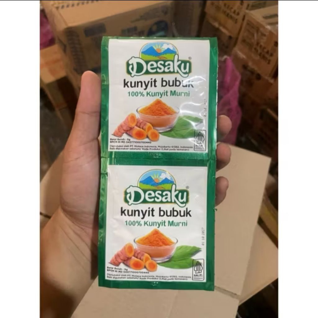 

Desaku Bumbu Kunyit Bubuk Isi 12 Sachet