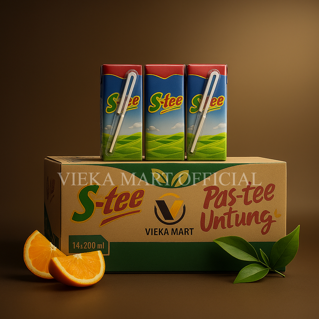 

S-Tee Kotak Minuman teh 200ml 1 dus isi 24 pcs
