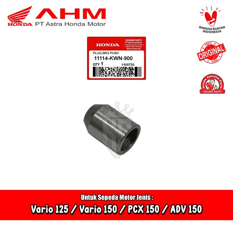 Plug Bearing Push Honda Vario 125 150 PCX ADV 150 Original AHM 11114-KWN-900