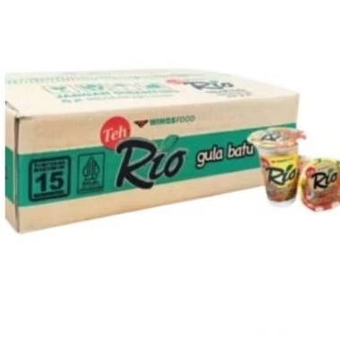 

teh RIO Gula Batu isi 24 cup x 180ml