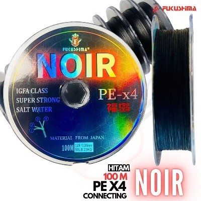 Benang PE Fukushima NOIR X4 100M