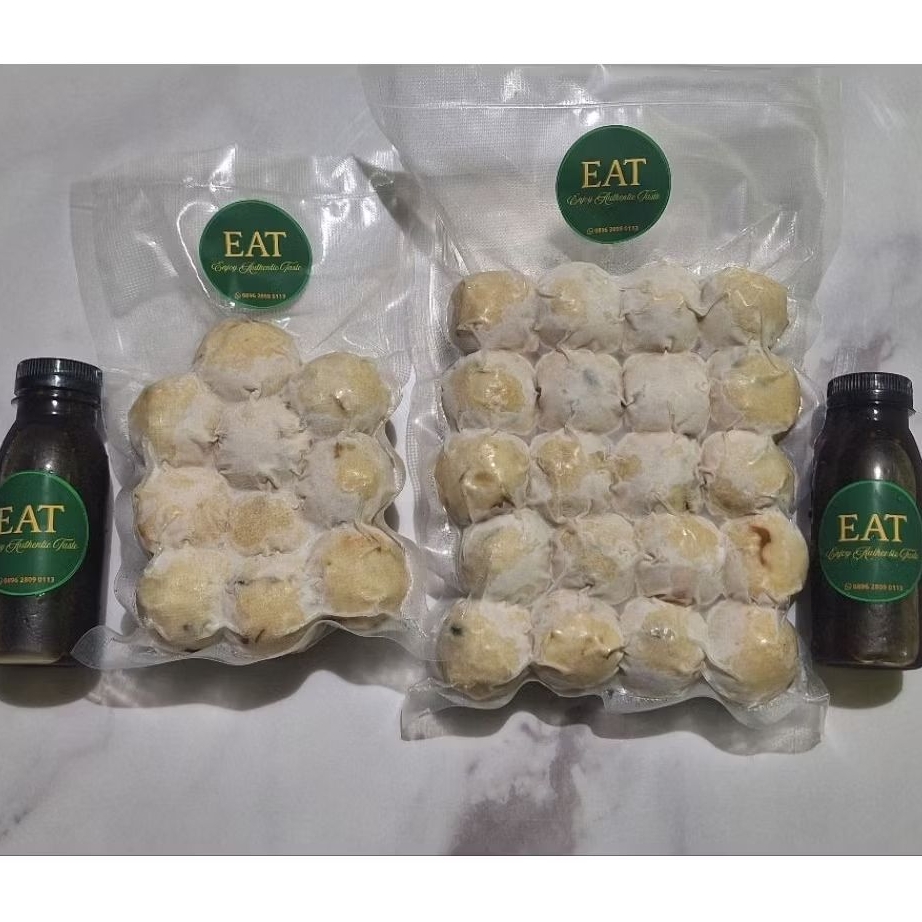 

Pempek Bulat Adaan/ lenjer/mix Ikan Tenggiri isi 10pcs