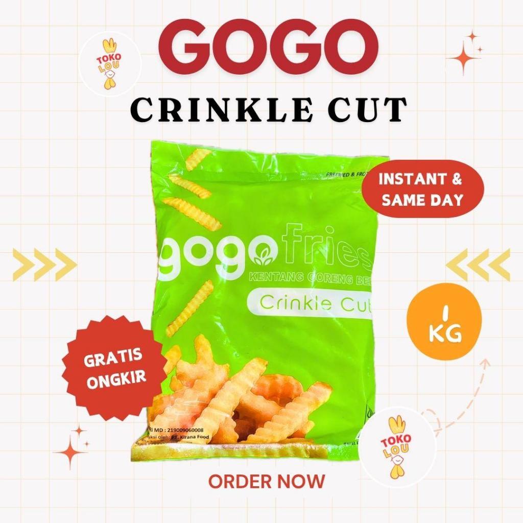 

GOGO CRINKLE CUT 1KG KENTANG GORENG