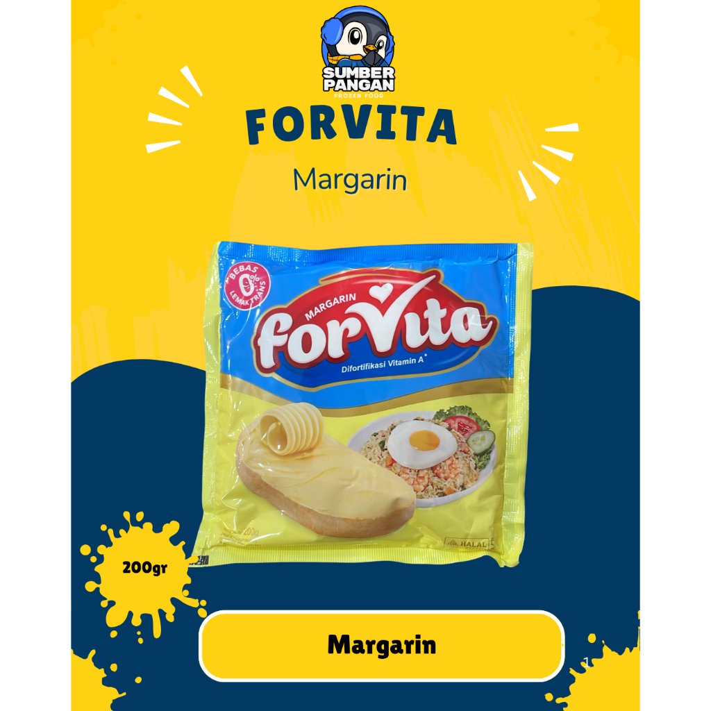 

Forvita Margarin 200gr/Mentega