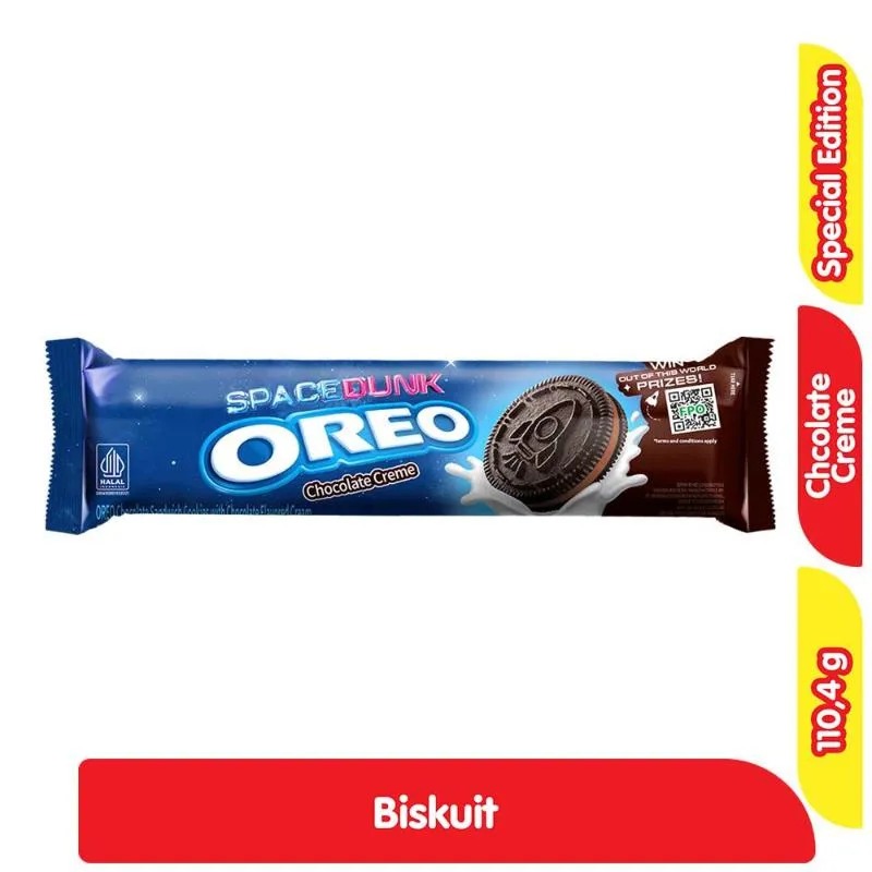 

Oreo Space Dunk Biskuit Sandwich Cokelat 110.4 g