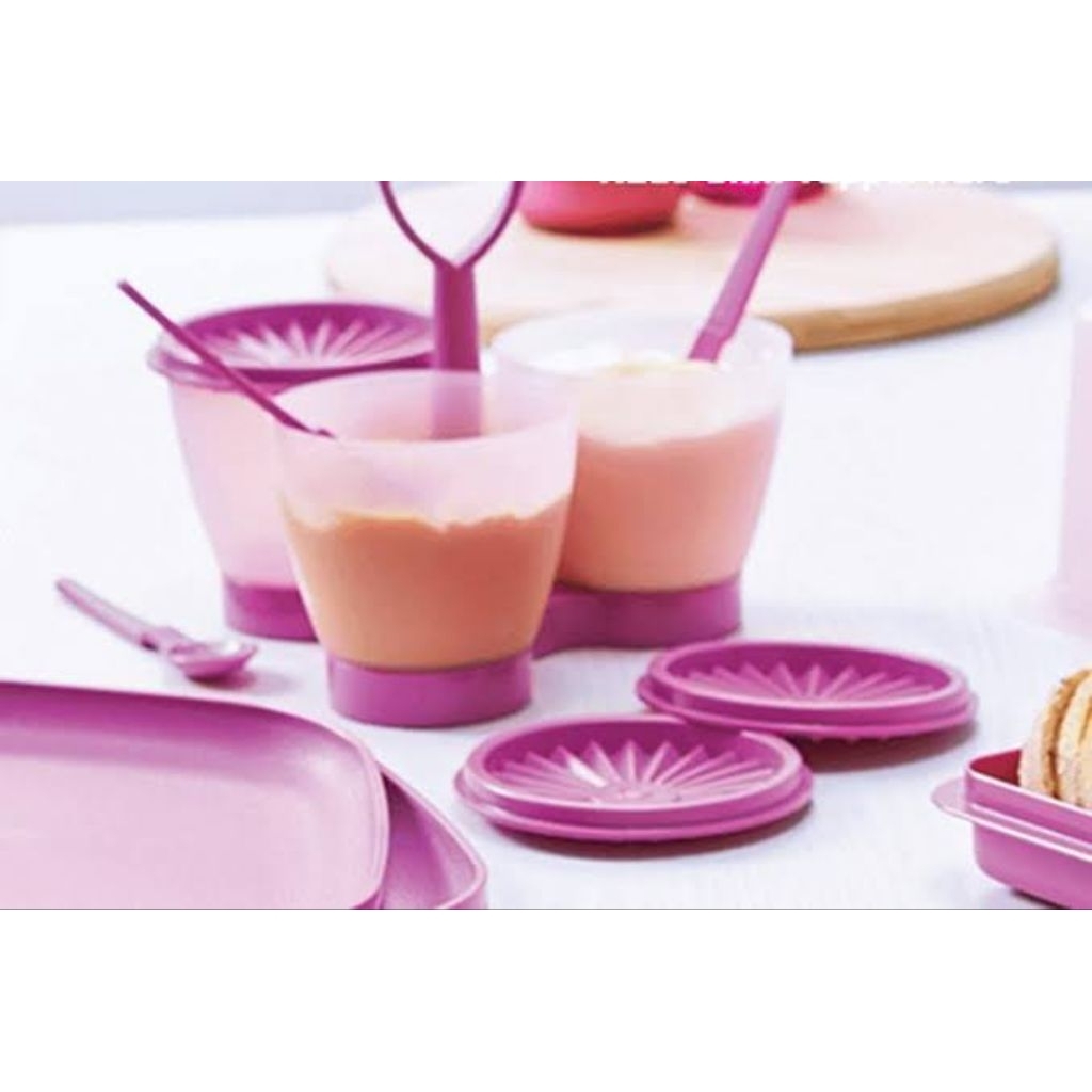 Condimate Set Ungu 340ml Tupperware ORI