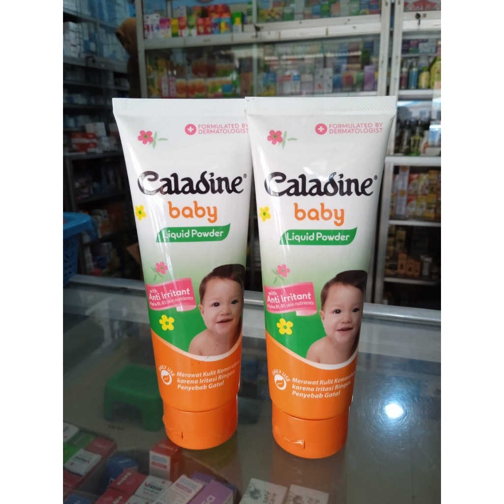 CALADINE BABY LIQUID POWDER - BEDAK CAIR BAYI