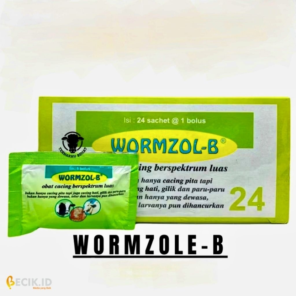 WORMZOLE B — Obat Cacing Spektrum Luas untuk Ternak