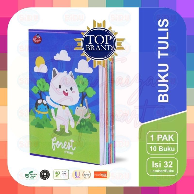 

Buku SIDU 32 Lembar Per Pack Isi 10 || Buku Tulis Anak Sekolah || Buku Murah No.1 > BMB Campus