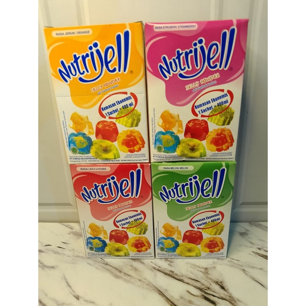 

Nutrijell jelly powder per box