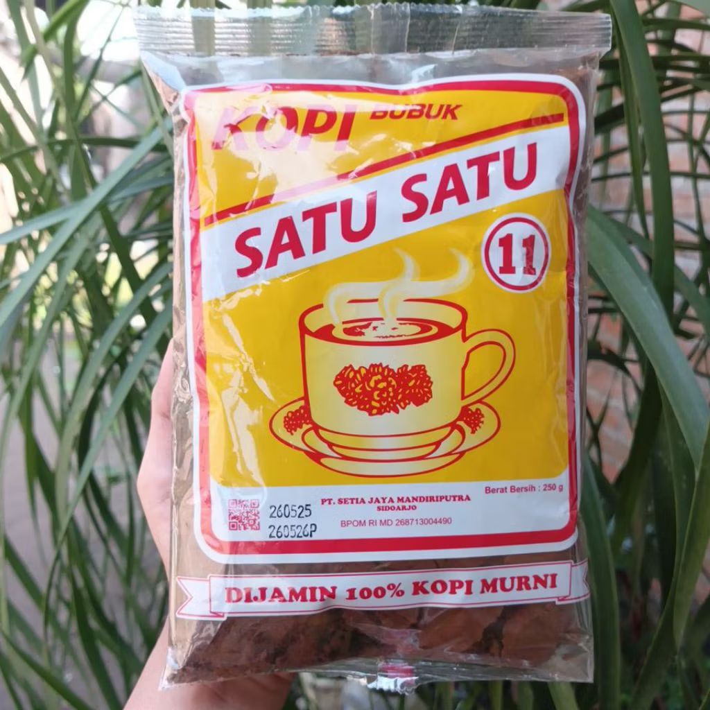 

Kopi Satu Satu, Original Kopi 1 1 Asli Berat 250 Gram
