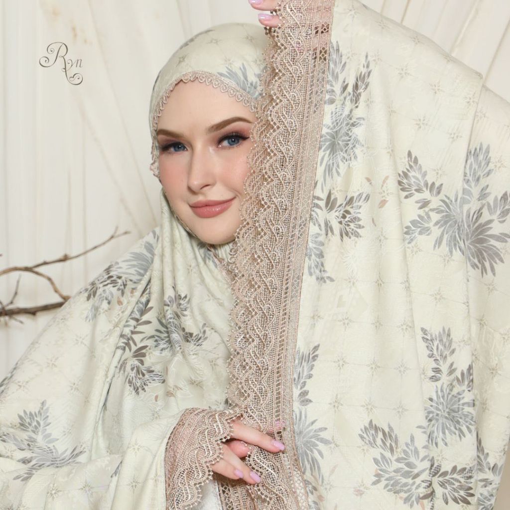 Mukena Kiana Series Ryn Rayyan | Mukena Ryn | Mukena Viscose jaguard