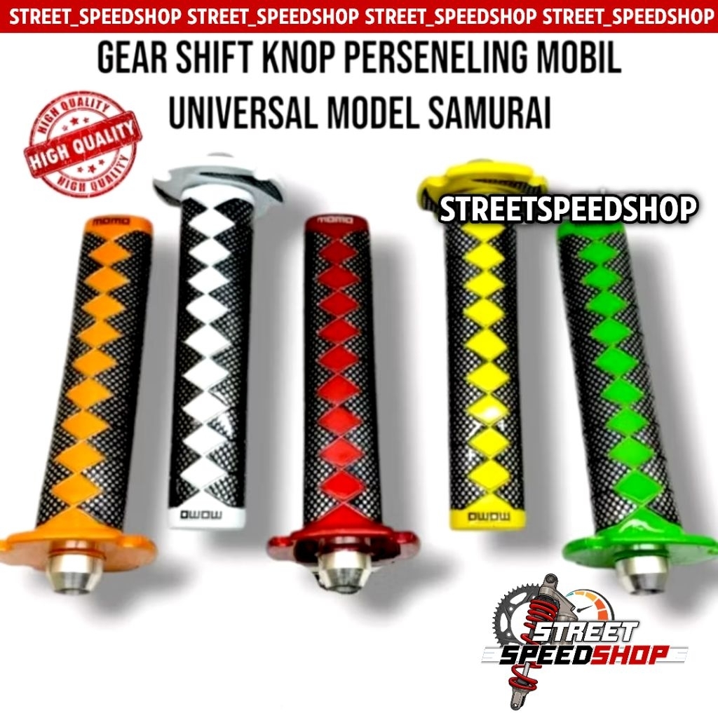 Gear Shift Knob Perseneling Perseneling Mobil Universal Model Samurai Kualitas Terbaik