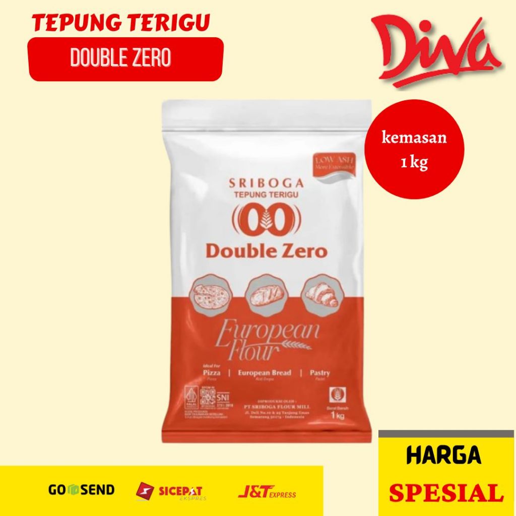 

[1kg] Tepung Terigu Double Zero / Tepung Terigu Duo Zero