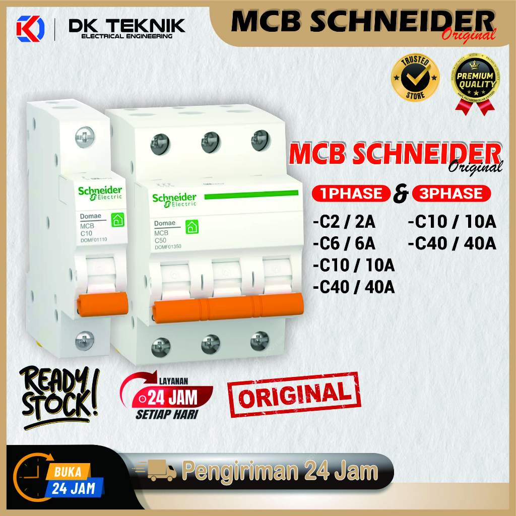 Schneider MCB 10A 3 Phase Original