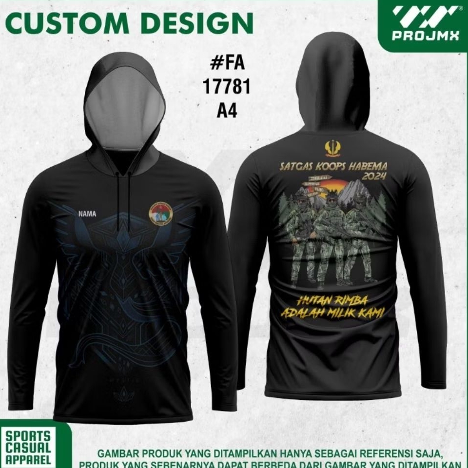 PROJMX - KAOS JERSEY MILITER MENARHANUD (BISA CUSTOM)