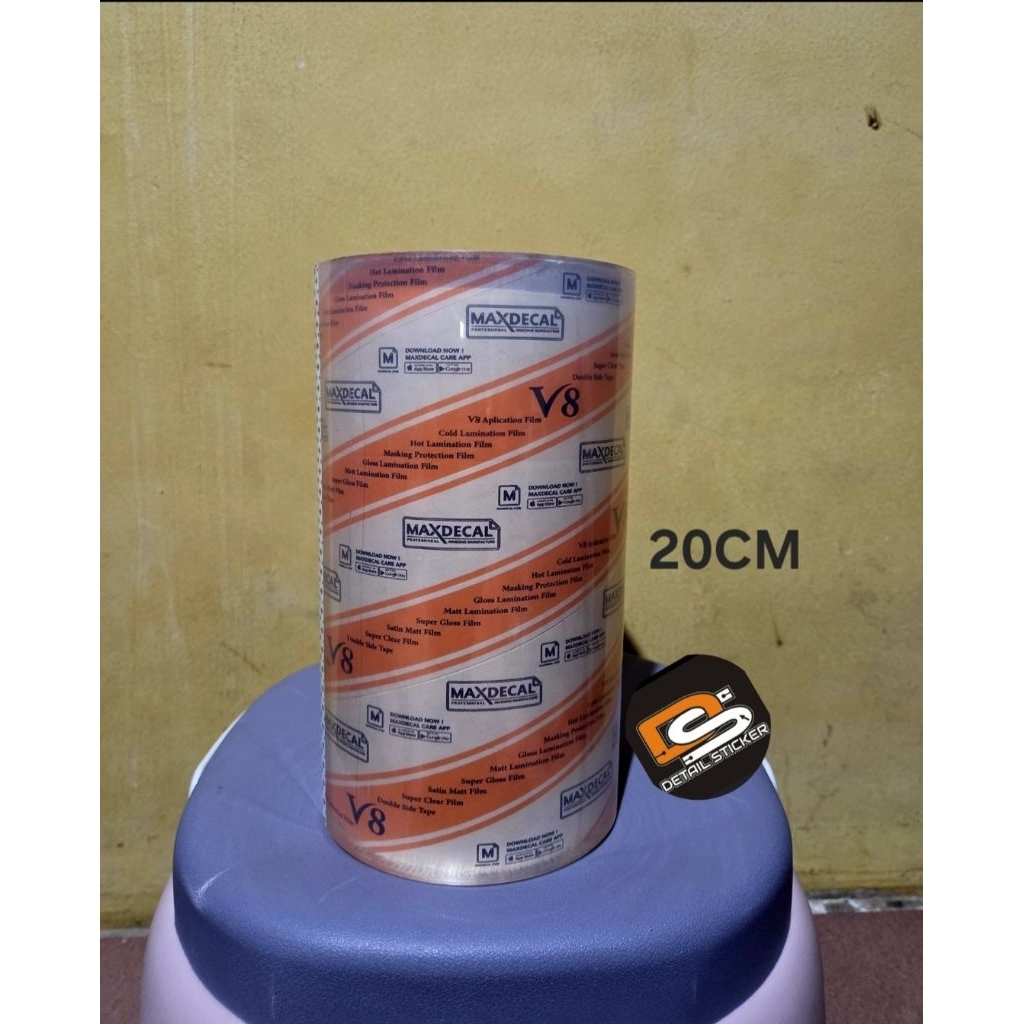

20CM Masking Tape MAXDECAL Transfer Tape Laminasi Cutting Sticker Maxdecal 20CM