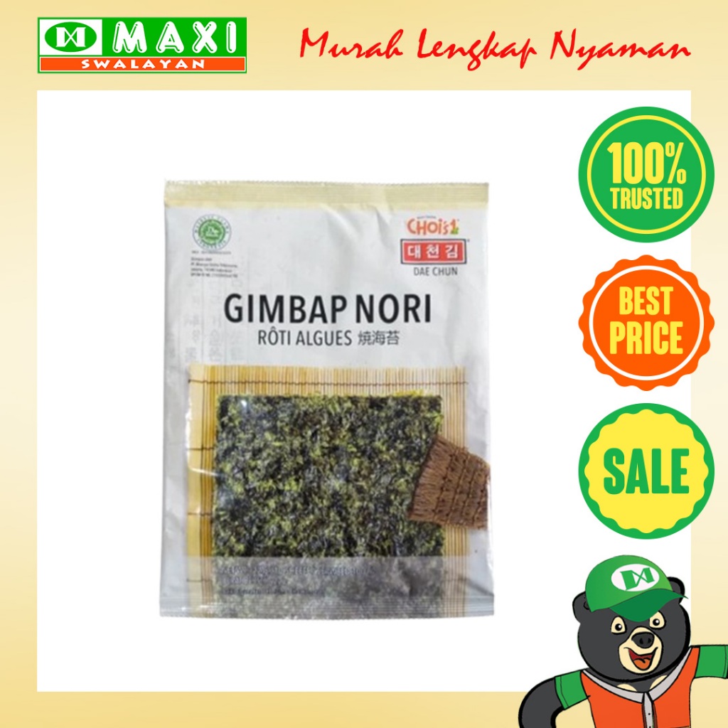 

Dae Chun Gimbab Nori (10's) 22 gr