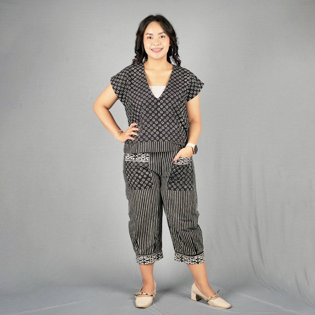 Hamzah Batik - Setelan Blus Wanita Batik 2