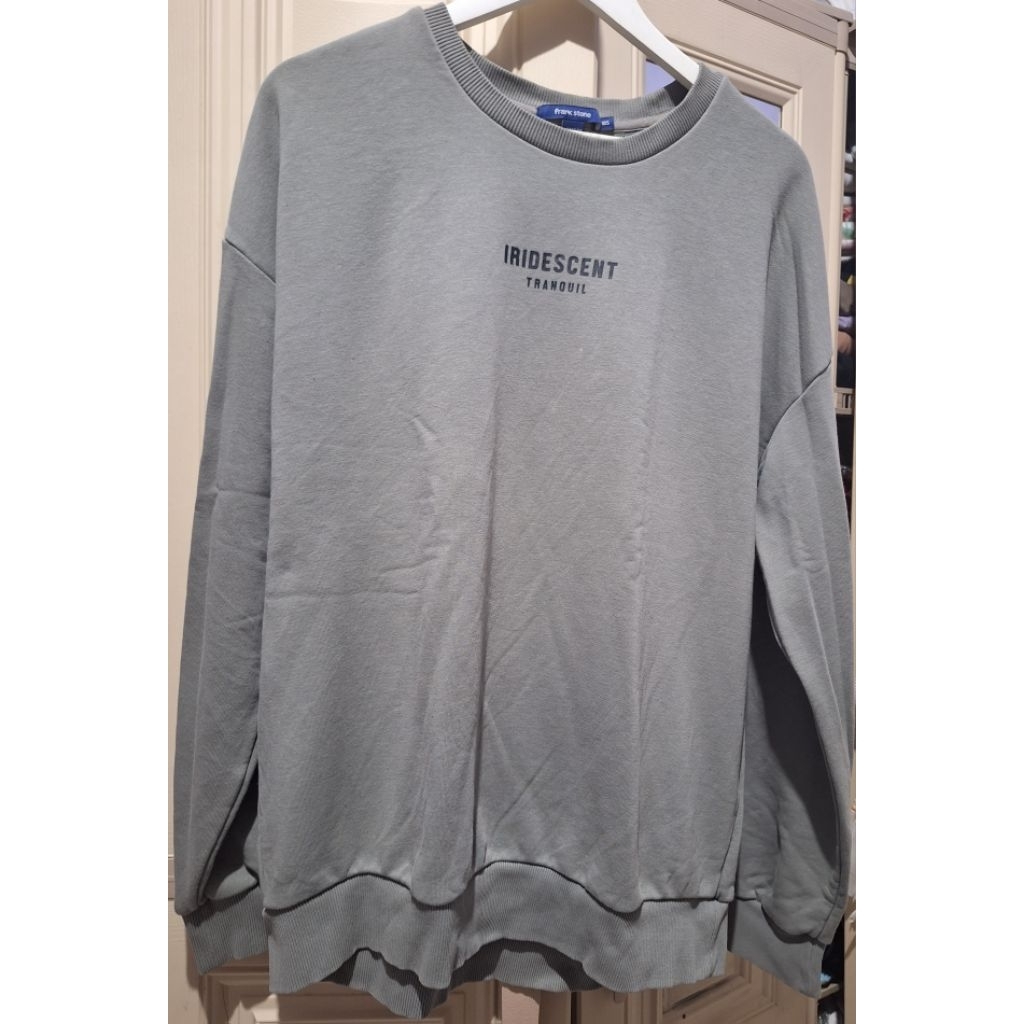 Atasan cn bahan adem warna sage sz XL preloved