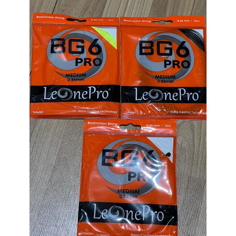 STRING / SENAR BADMINTON ORIGINAL BG6 PRO LEONEPRO MEDIUM 0.66