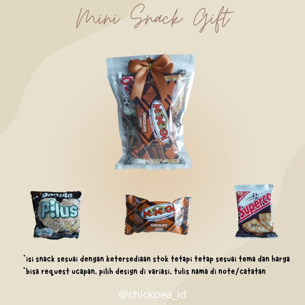 

Mini Snack Gift | Hampers Snack | Parcel Snack | Souvenir | Snack Pack | Gift Snack Ulang Tahun