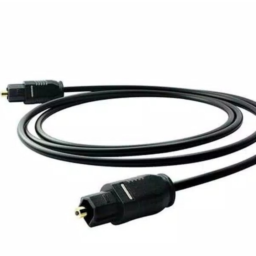 Kabel Optik Audio tv ke speaker  / SPDIF / TOSLINK PANJANG 1M, 1.8meter