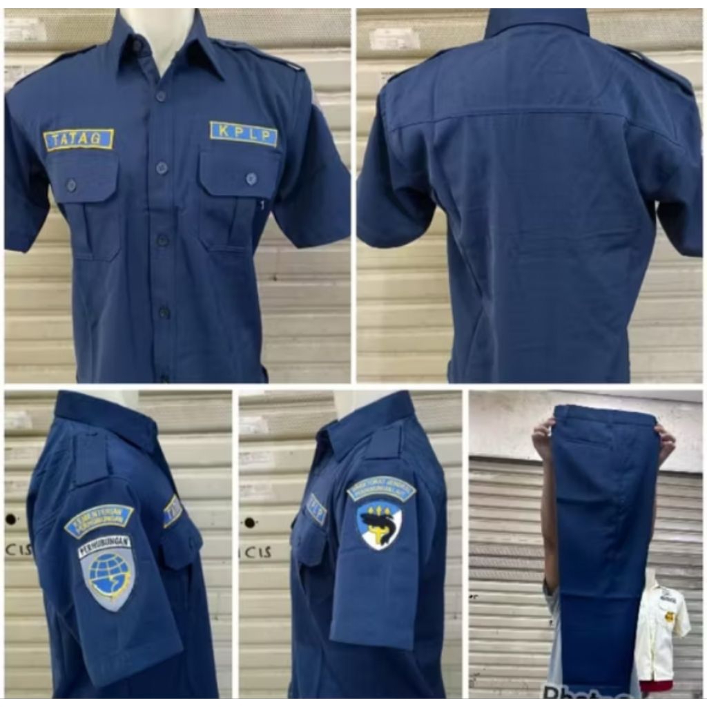 Kemeja KPLP/Seragam KPLP/Hem KPLP/ Kemeja/ KPLP BORDIR TIMBUL