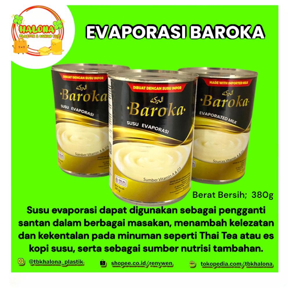 

Susu Evaporasi Barokah kemasan 380g