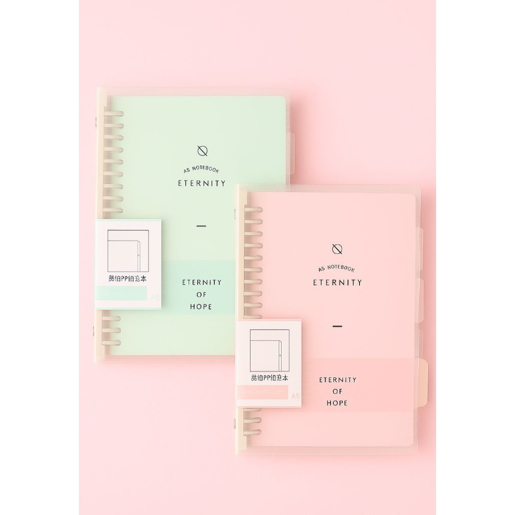 

Binder A5 ETERNITY OF HOPE – Warna Pastel (Mint & Pink)