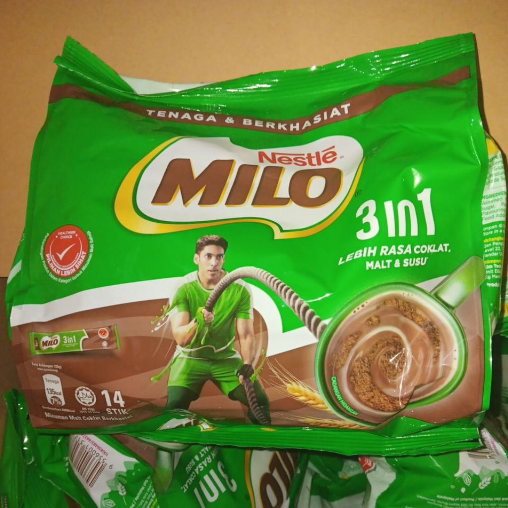 

Milo 3in1 Sashet 14stik 1bungkus
