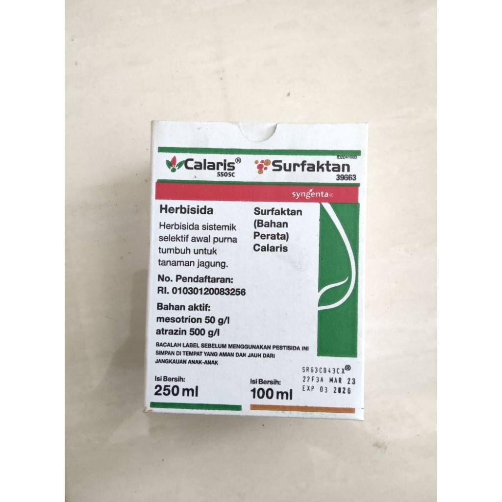 Obat Rumput Mengendalikan Gulma Tanaman Jagung | Herbisida CALARIS 550 SC 1 L 250 ml 500 ml