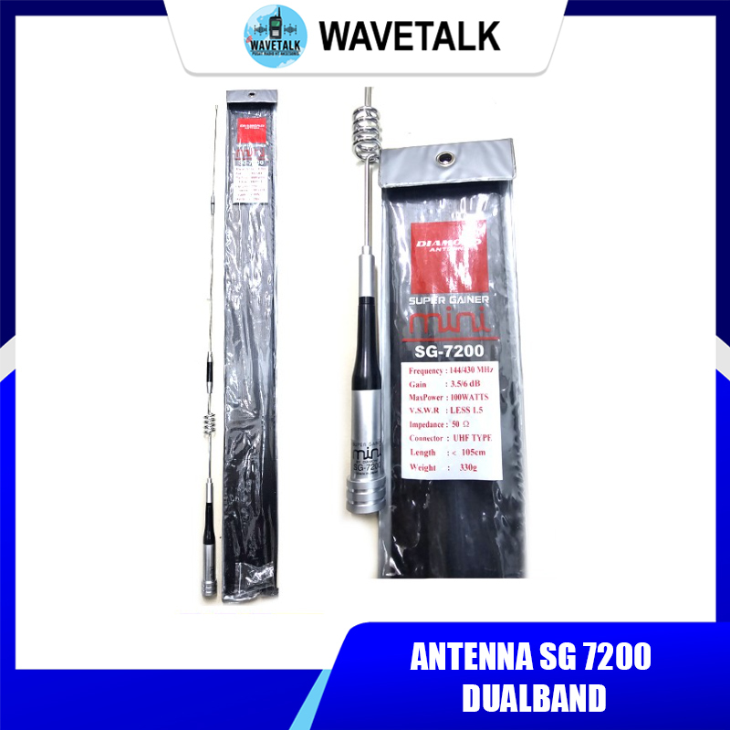 Antena SG 7200 Dual Band Antenna Radio rig Ht Dualband Sg-7200 Sg 7200