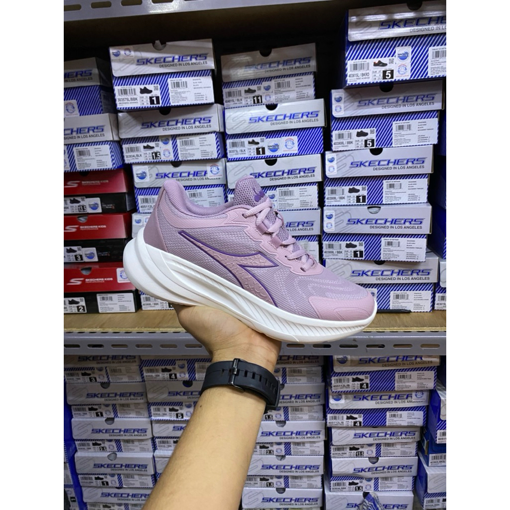 Sepatu Diadora original wanita/ Diadora Novita womens running shoes-Lilac