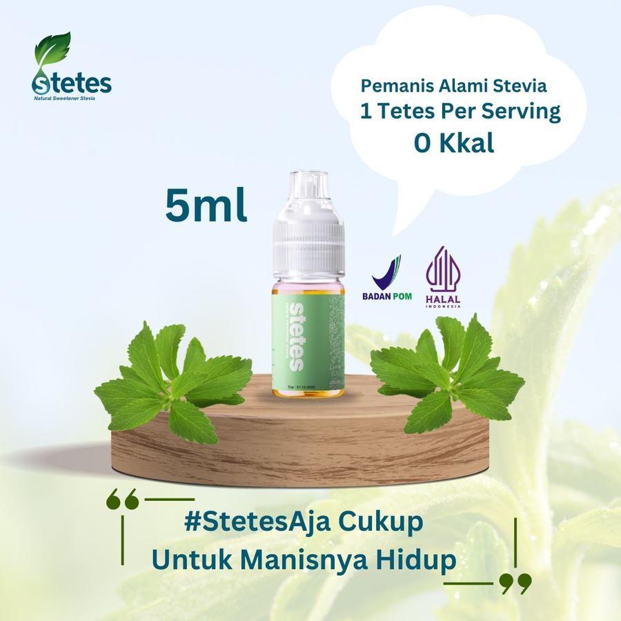 

Stetes Stevia 5 ml Pengganti Gula Pemanis Alami Natural